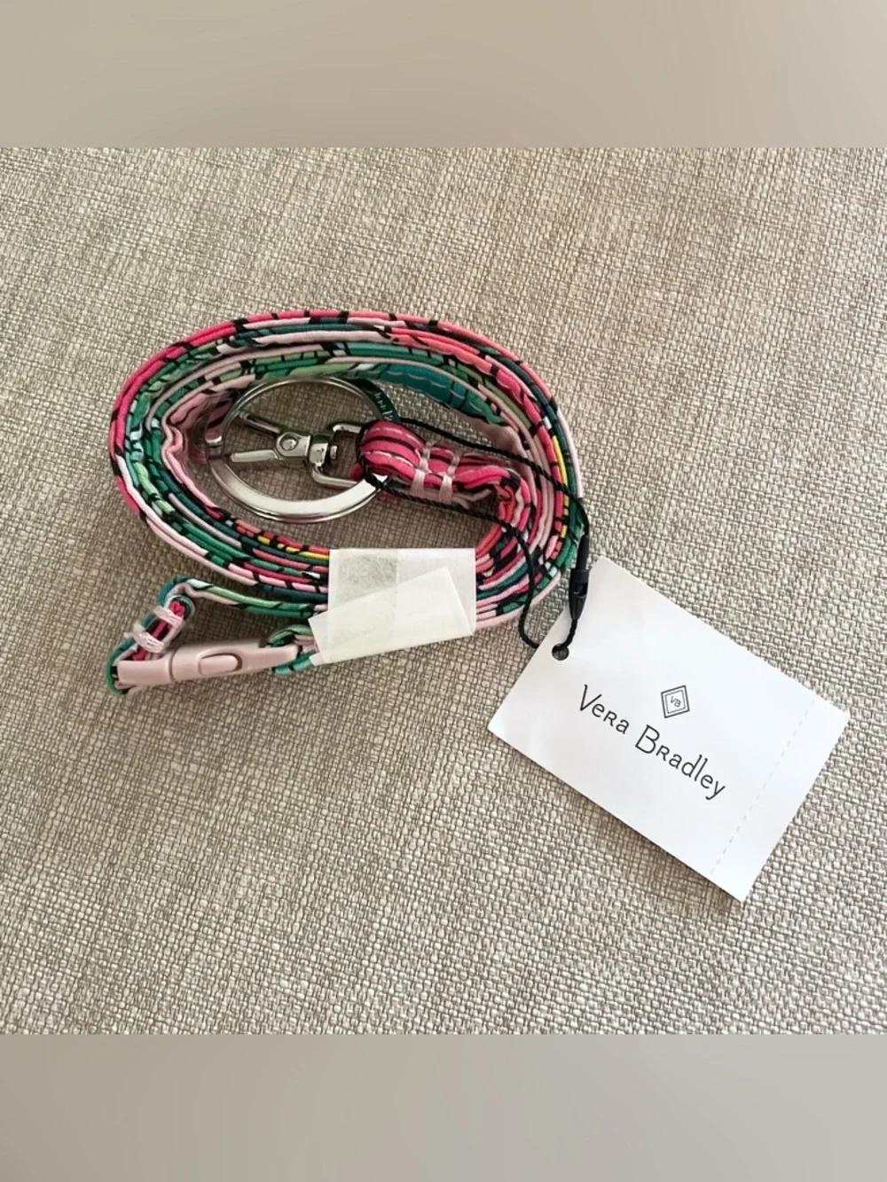 NWT Vera Bradely Breakaway Lanyard~Vintage Floral Print